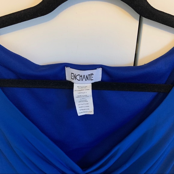 Blue Sleeveless Dress - Picture 2 of 3